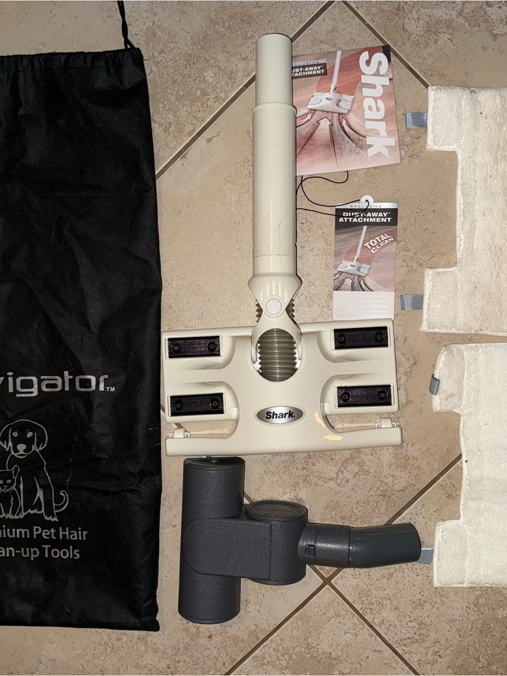Shark Navigator Vacuum Dust-Away Hard Floor Attachment & Pet Hair Attachment